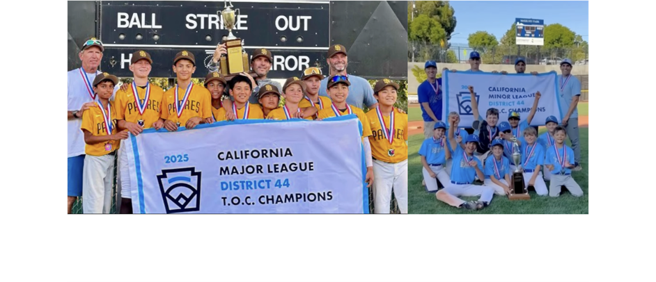 Congrats to TOC Champs Majors Padres & AAA Royals!!